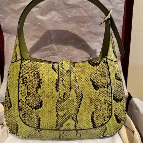 Gucci Green python  Women's Bag - Picture 2 of 11